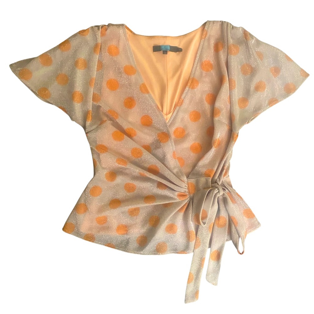 NWOT Eva Franco wrap top